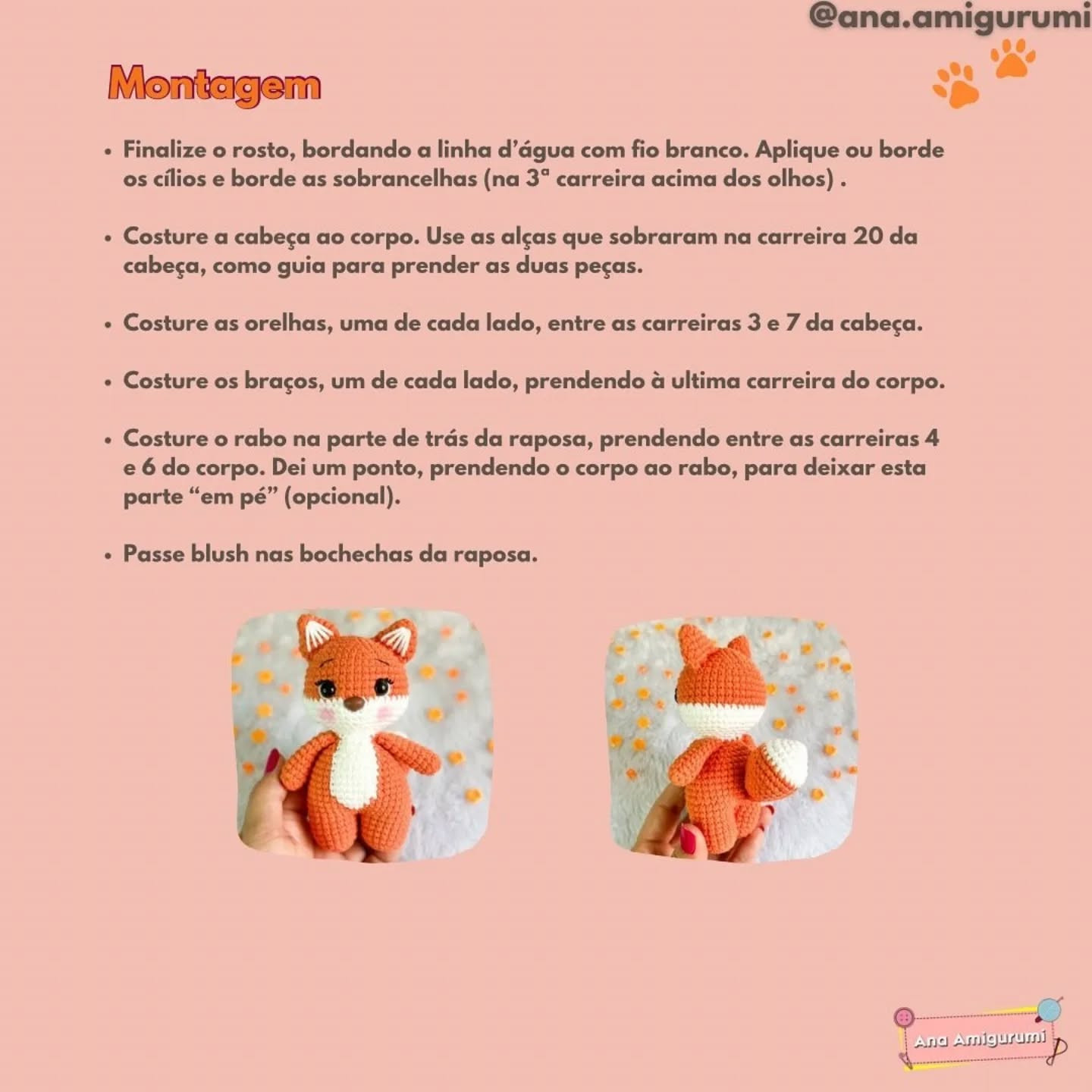 Free Crochet Pattern: Wendy the Fox Amigurumi