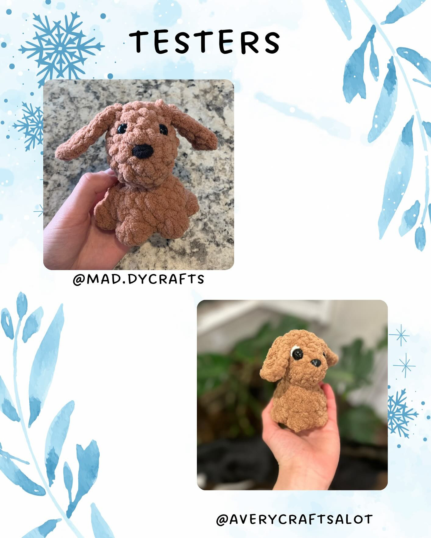 Free Crochet Pattern: Willow the Puppy