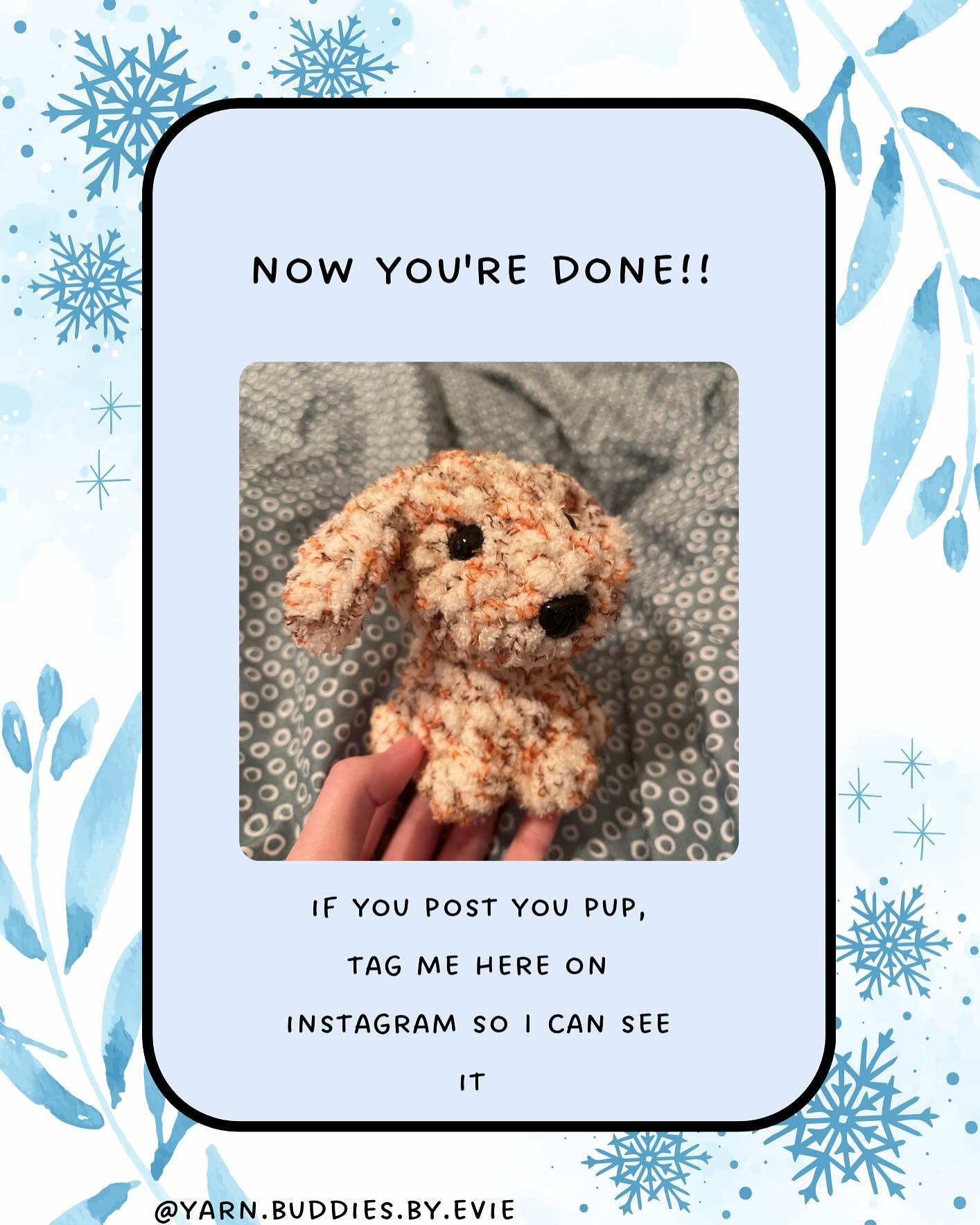 Free Crochet Pattern: Willow the Puppy