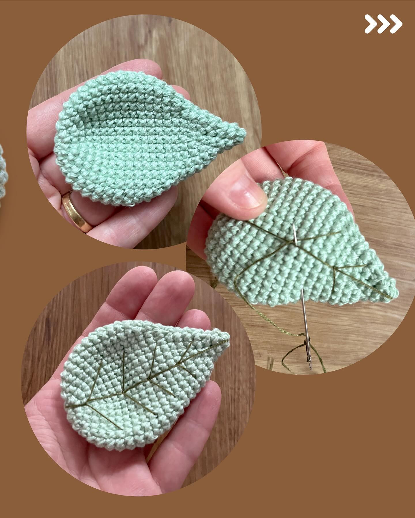 Free Crochet Patterns: Leaf & Flower Amigurumi