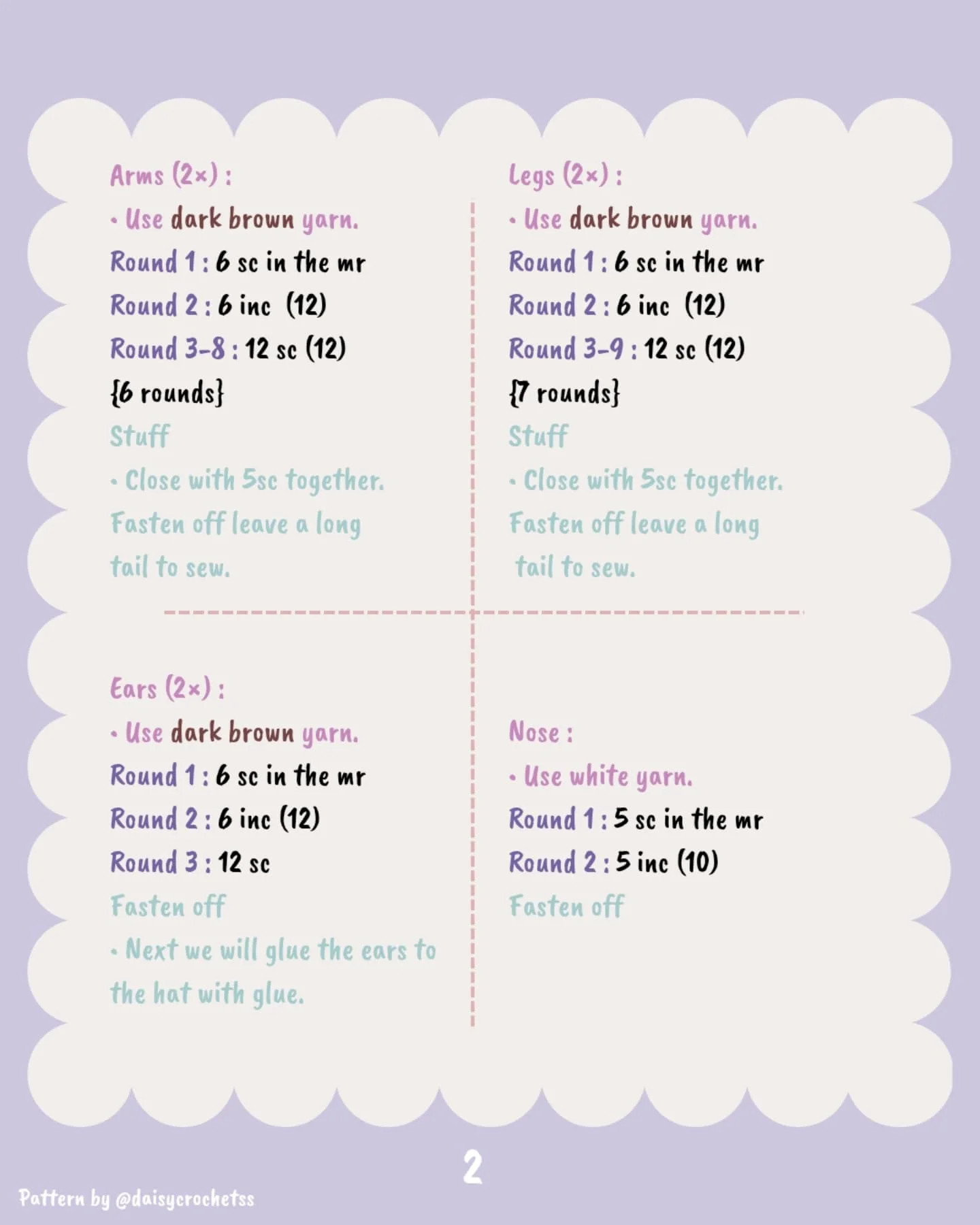 FREE Crochet Picnic Bear Pattern
