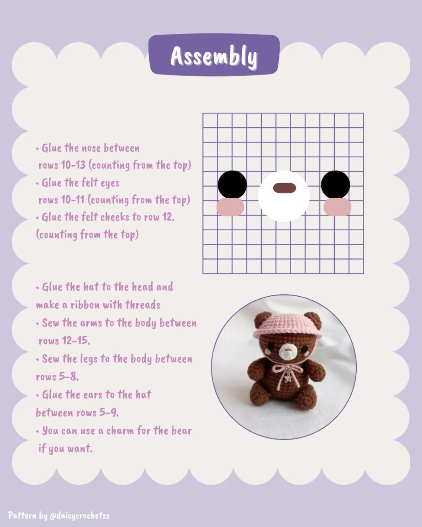 FREE Crochet Picnic Bear Pattern