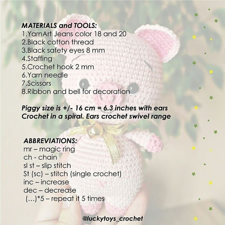 Free Crochet Pig Pattern: Adorable Amigurumi!