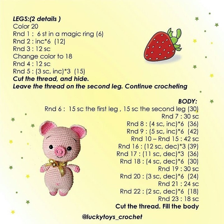 Free Crochet Pig Pattern: Adorable Amigurumi!
