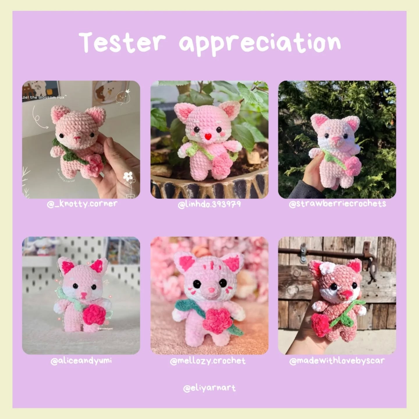 Free Crochet Pig Pattern: Tester Appreciation