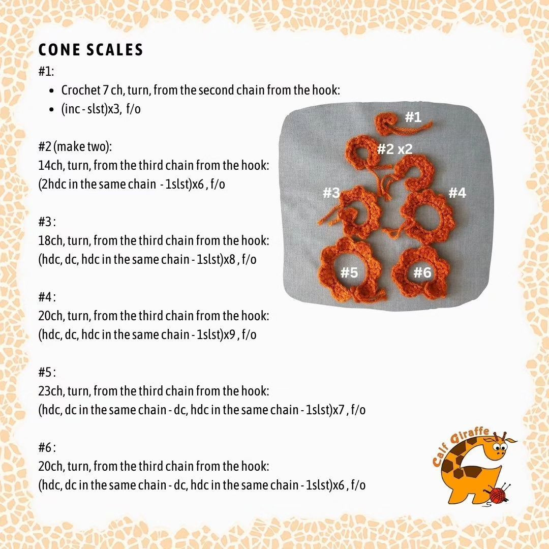 Free Crochet Pine Cone Amigurumi Pattern