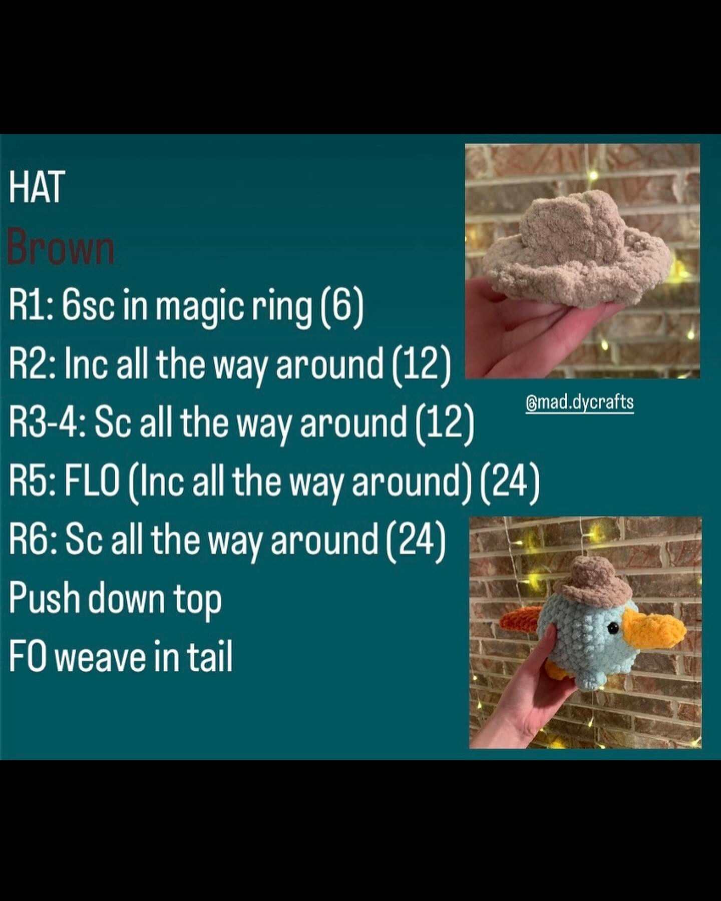 Free Crochet Platypus Pattern!