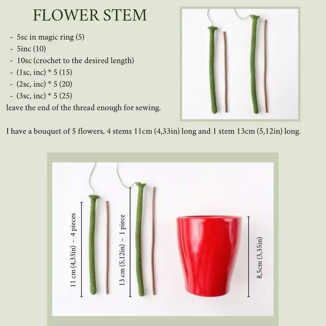 Free Crochet Poinsettia Flower Pattern