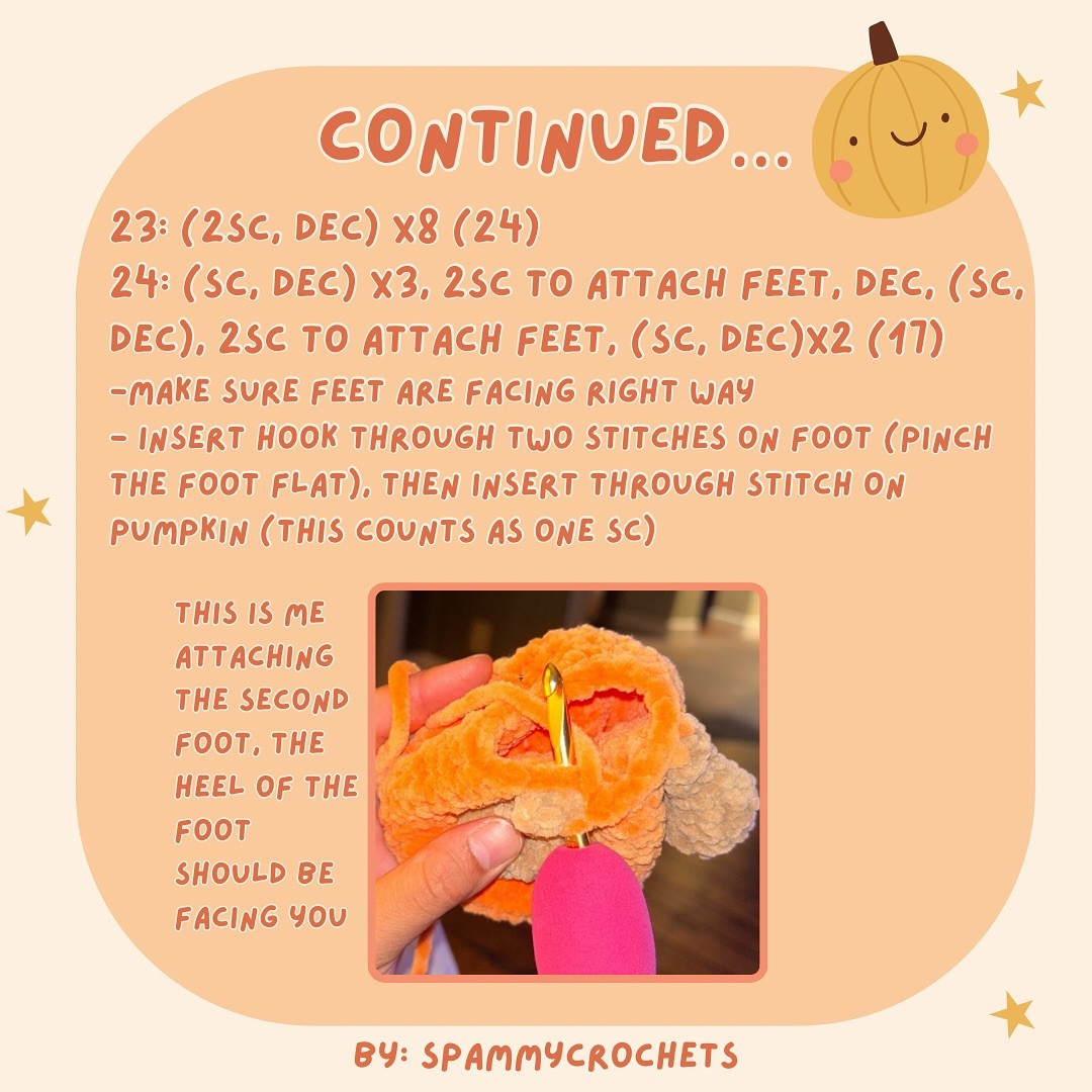 Free Crochet Pumpkin Jellycat Pattern (No Sew)