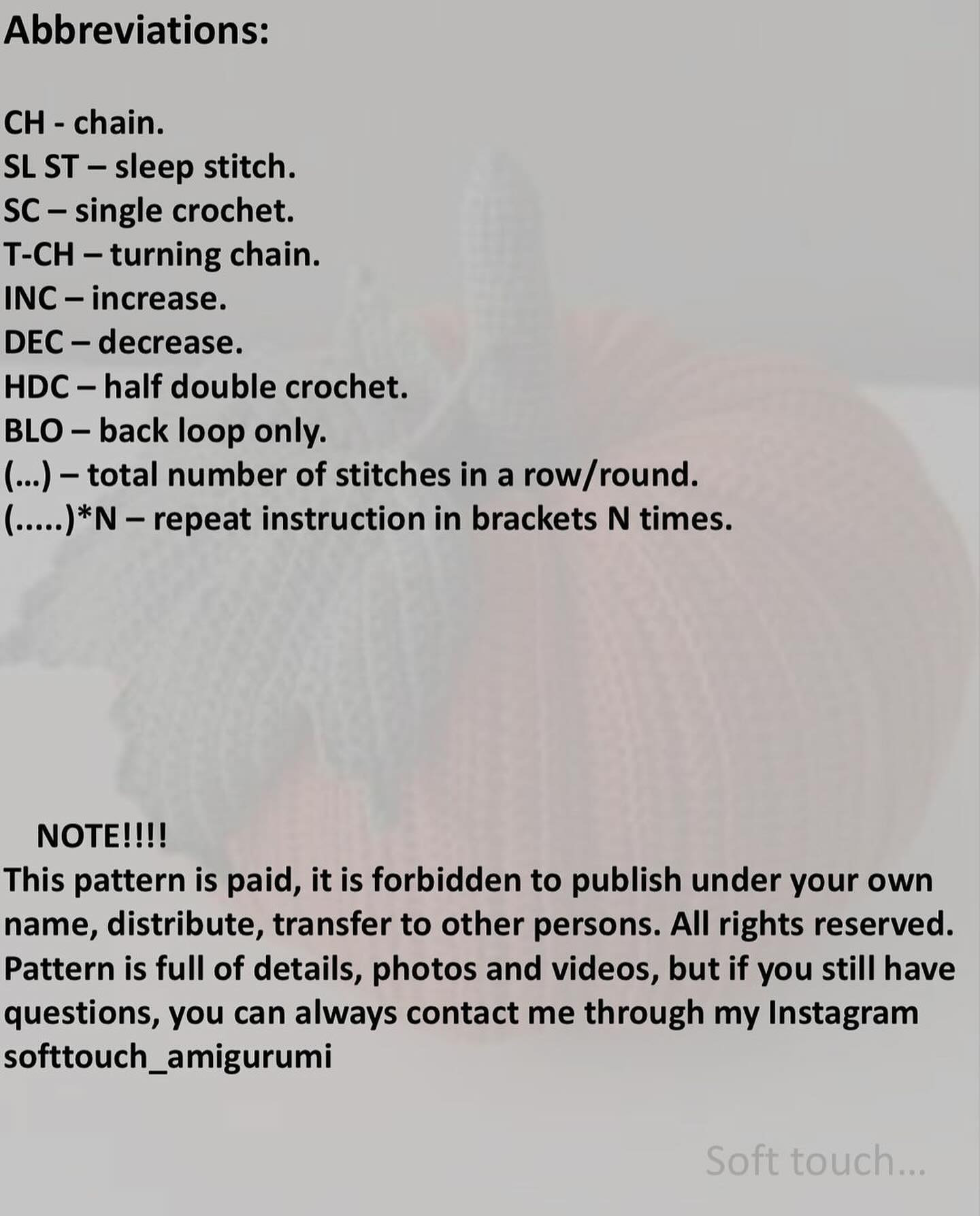 Free Crochet Pumpkin Pattern Chart