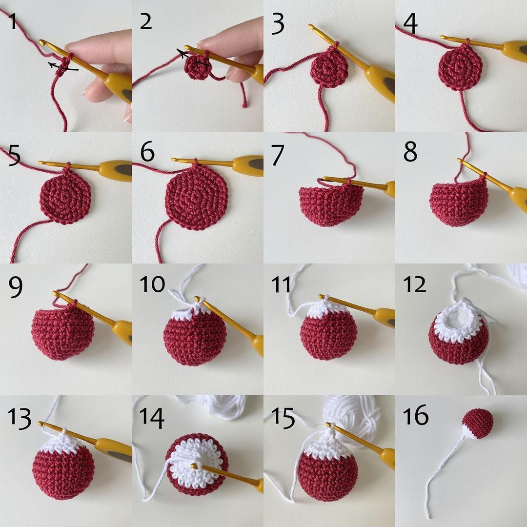 Free Crochet Radish Pattern