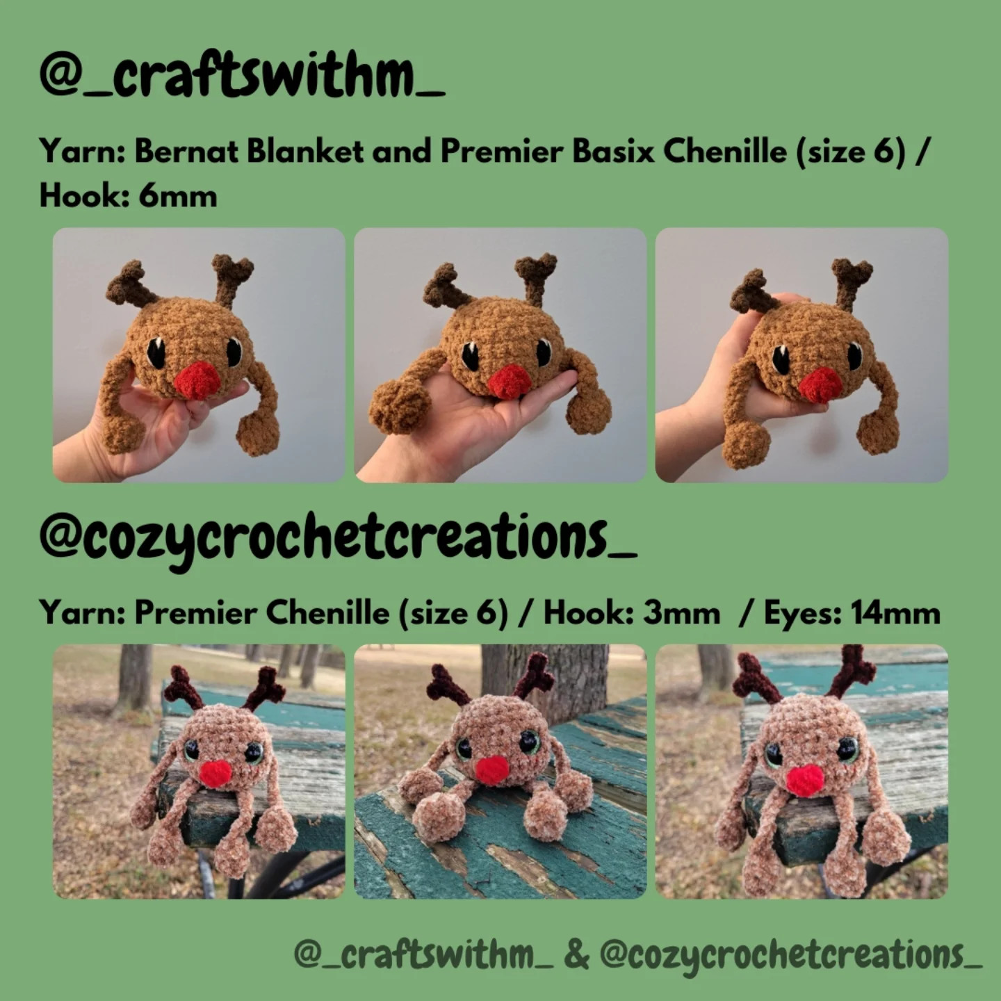 Free Crochet Reindeer Pattern: Adorable Desk Buddy