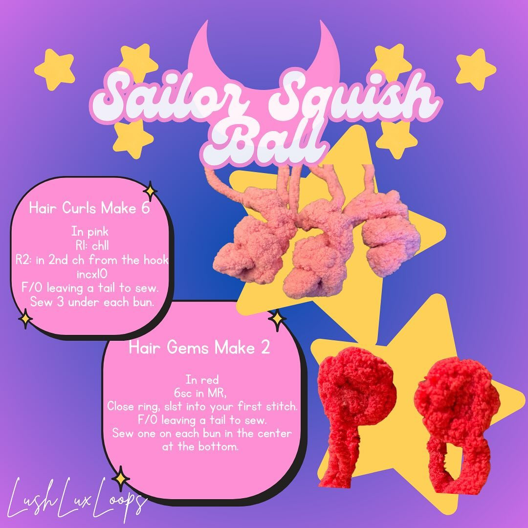 Free Crochet Sailor Squish Ball Pattern