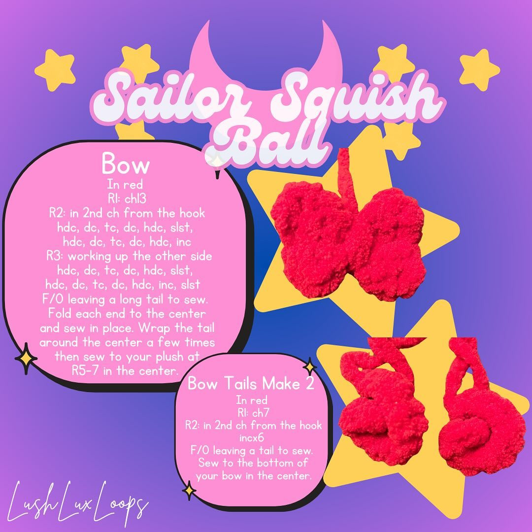 Free Crochet Sailor Squish Ball Pattern