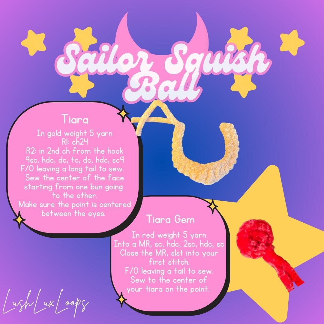 Free Crochet Sailor Squish Ball Pattern