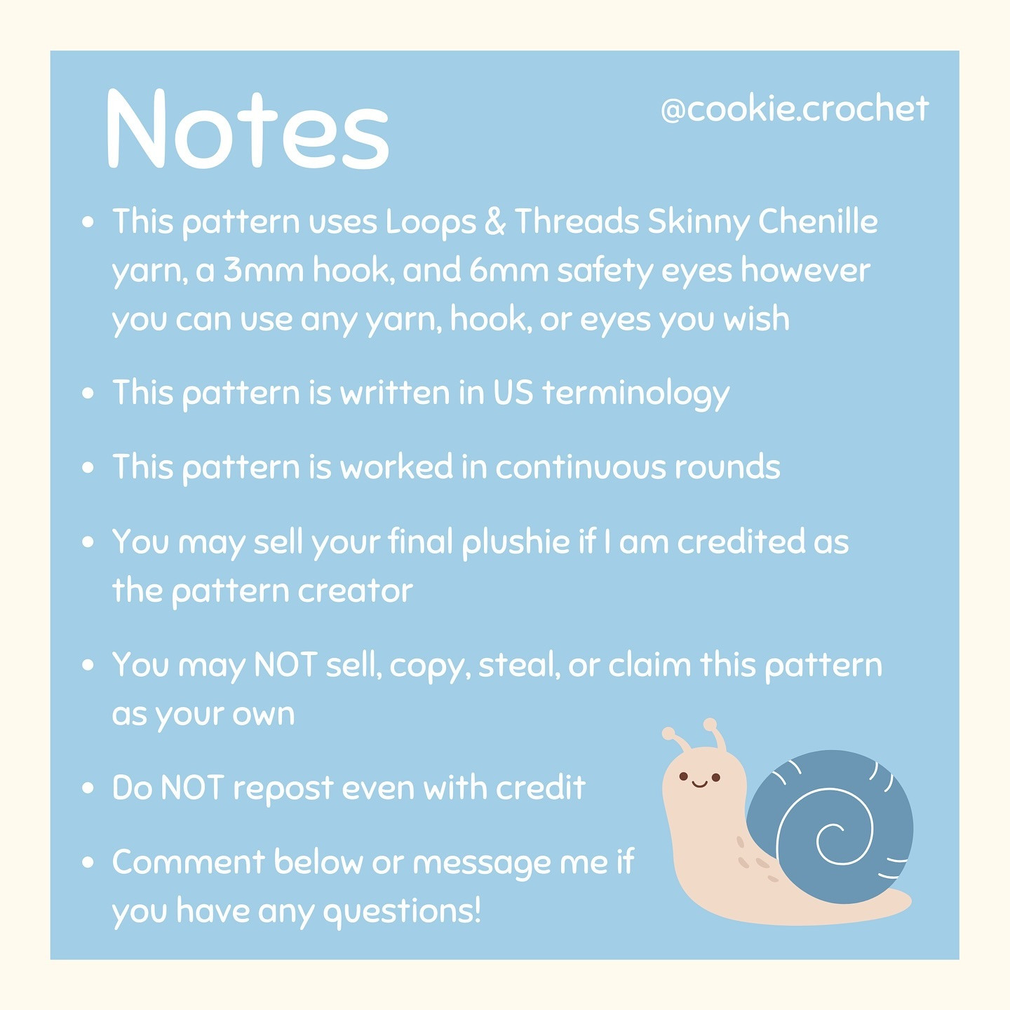 Free Crochet Snail Pattern: A Cute Amigurumi