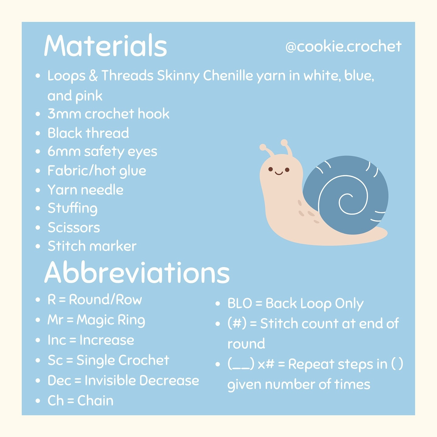 Free Crochet Snail Pattern: A Cute Amigurumi