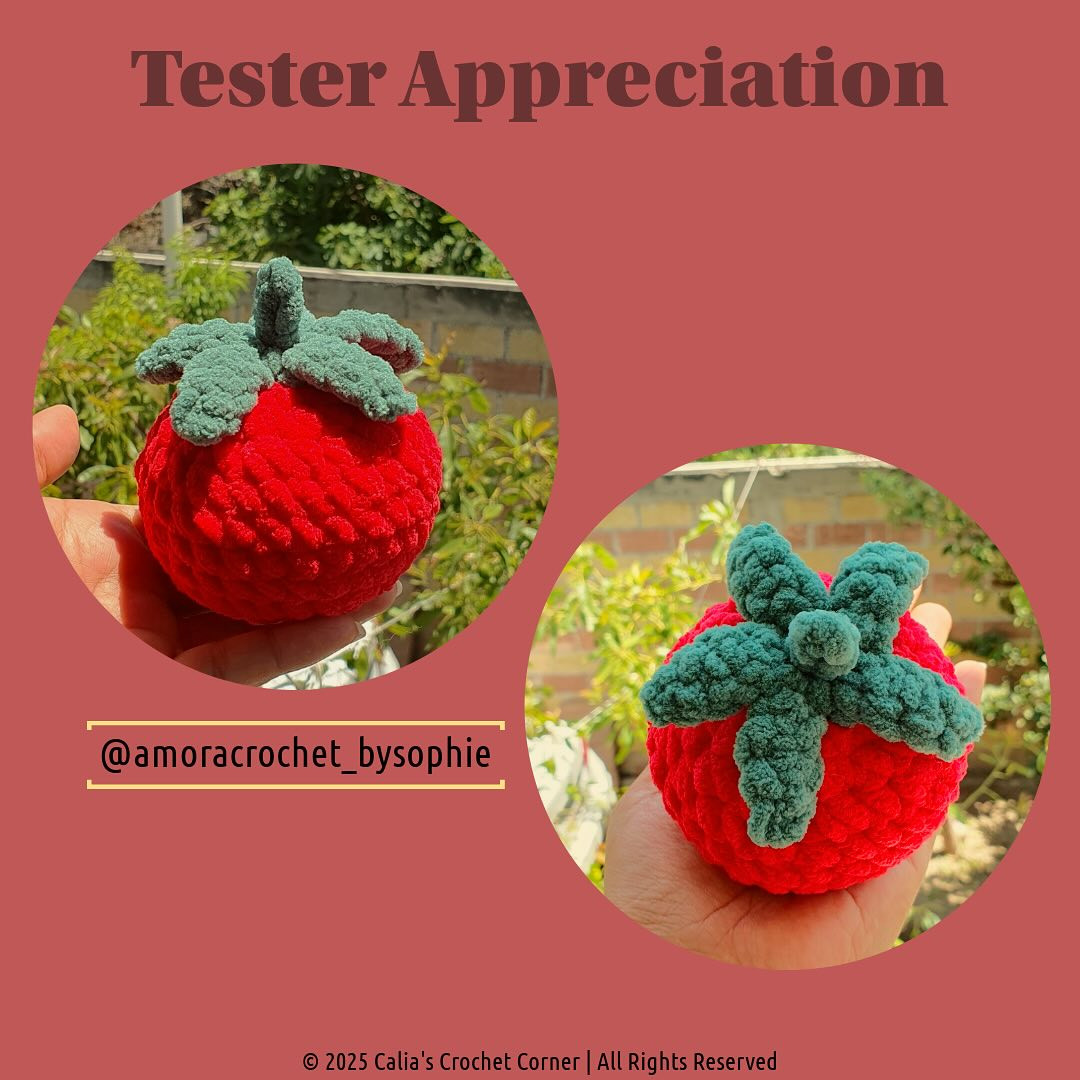Free Crochet Strawberry Pattern: No Sewing Required!
