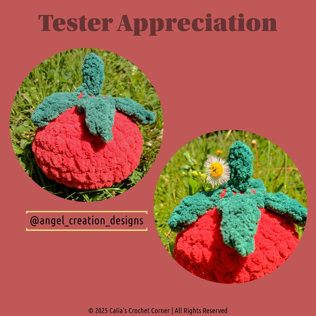 Free Crochet Strawberry Pattern: No Sewing Required!