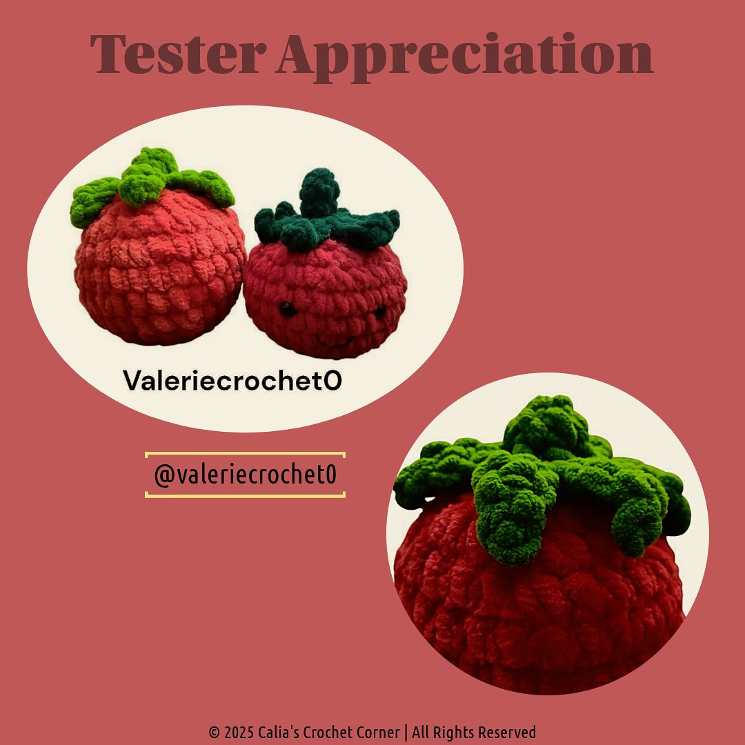 Free Crochet Strawberry Pattern: No Sewing Required!