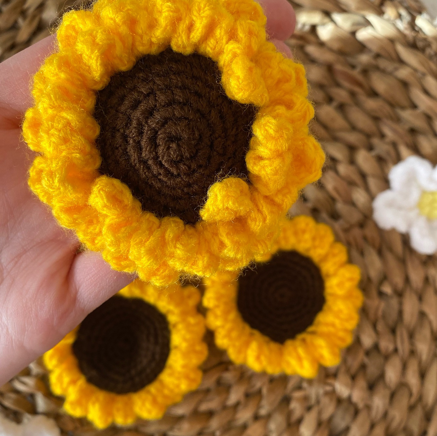 Free Crochet Sunflower Pattern FREE PATTERN SUNFLOWER 🌻🫶