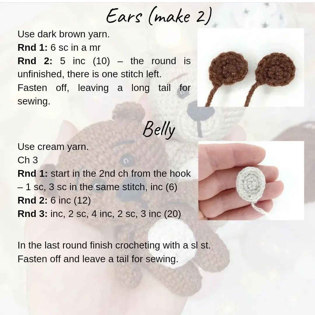 Free Crochet Teddy Bear Pattern
