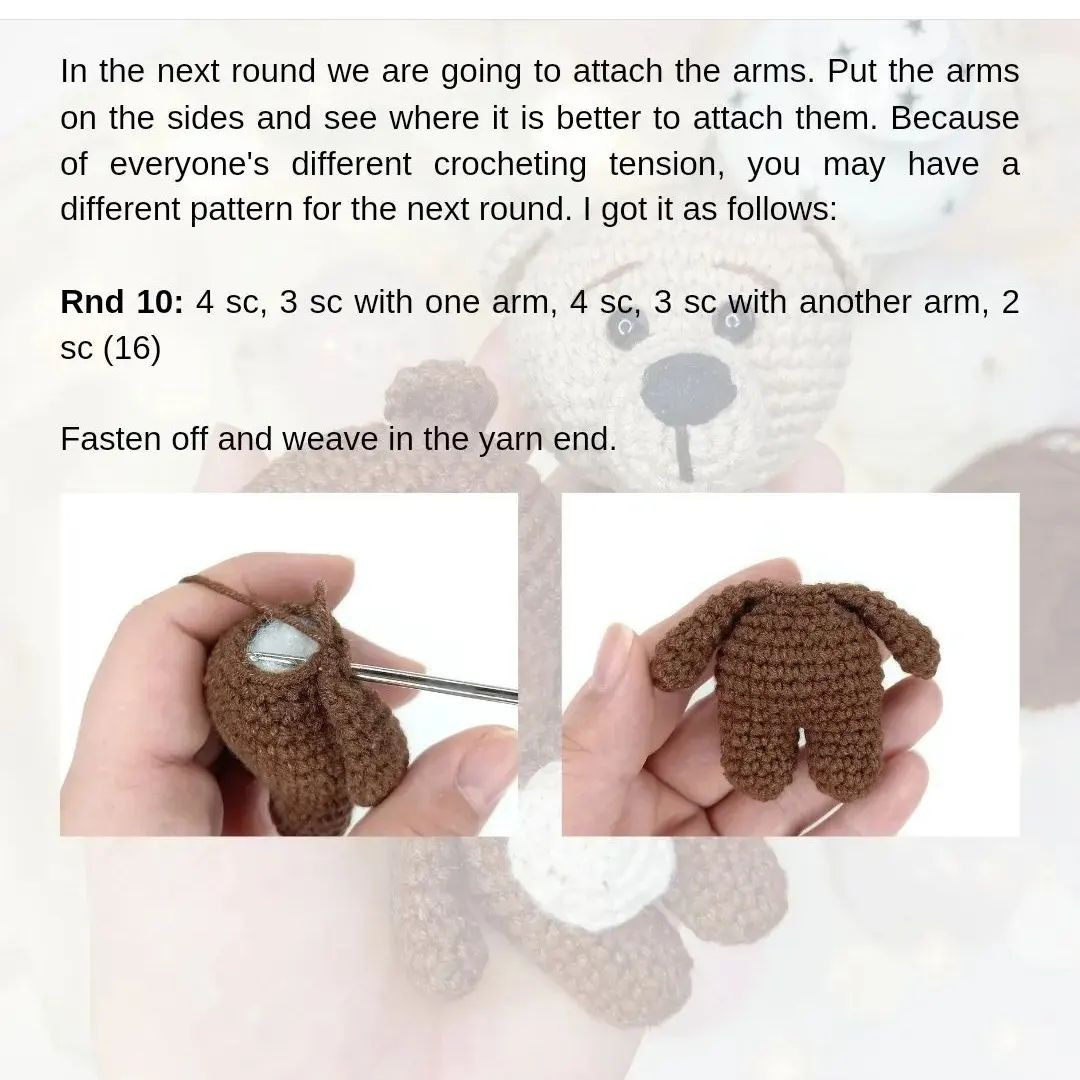 Free Crochet Teddy Bear Pattern