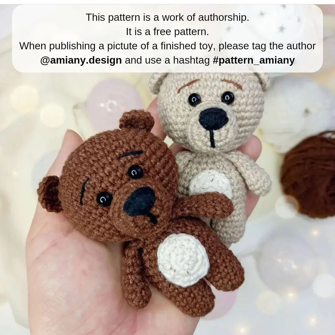 Free Crochet Teddy Bear Pattern