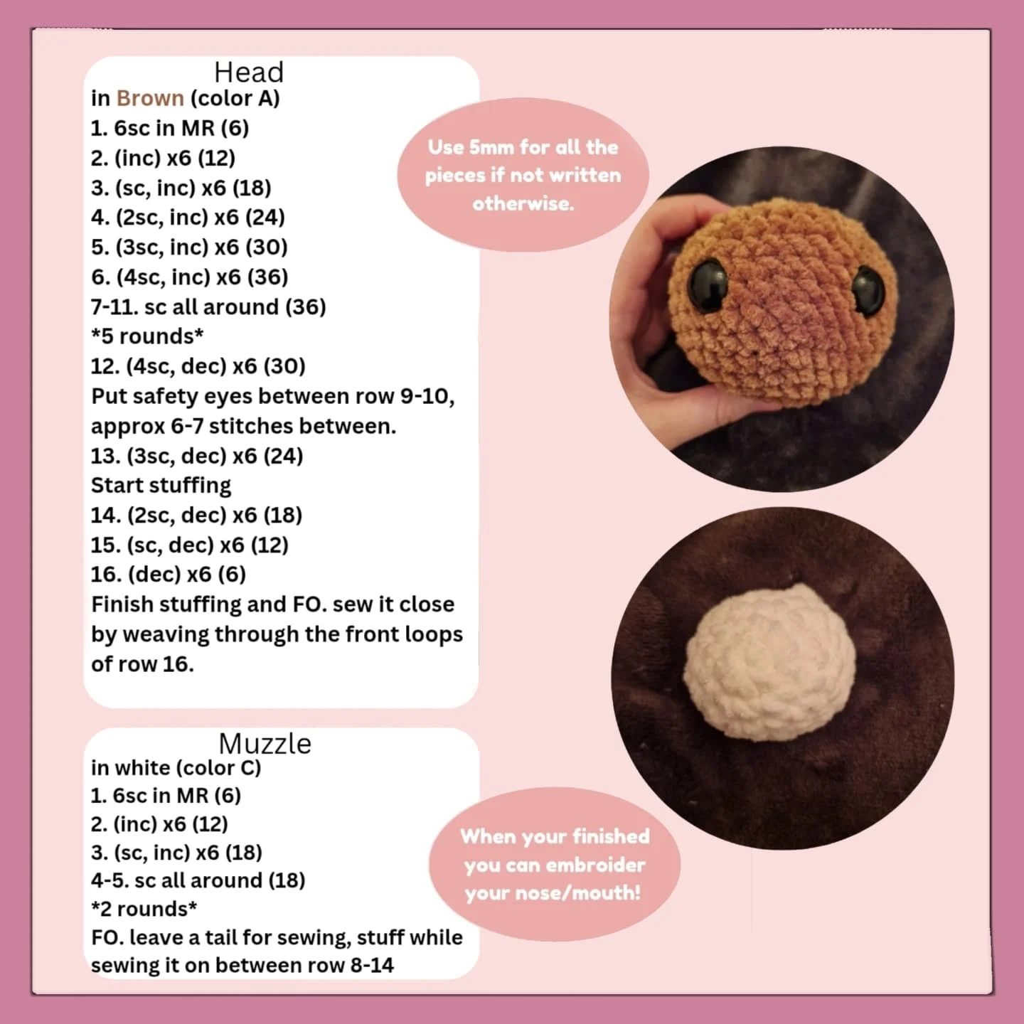 Free Crochet Teddy Bear Pattern Release!