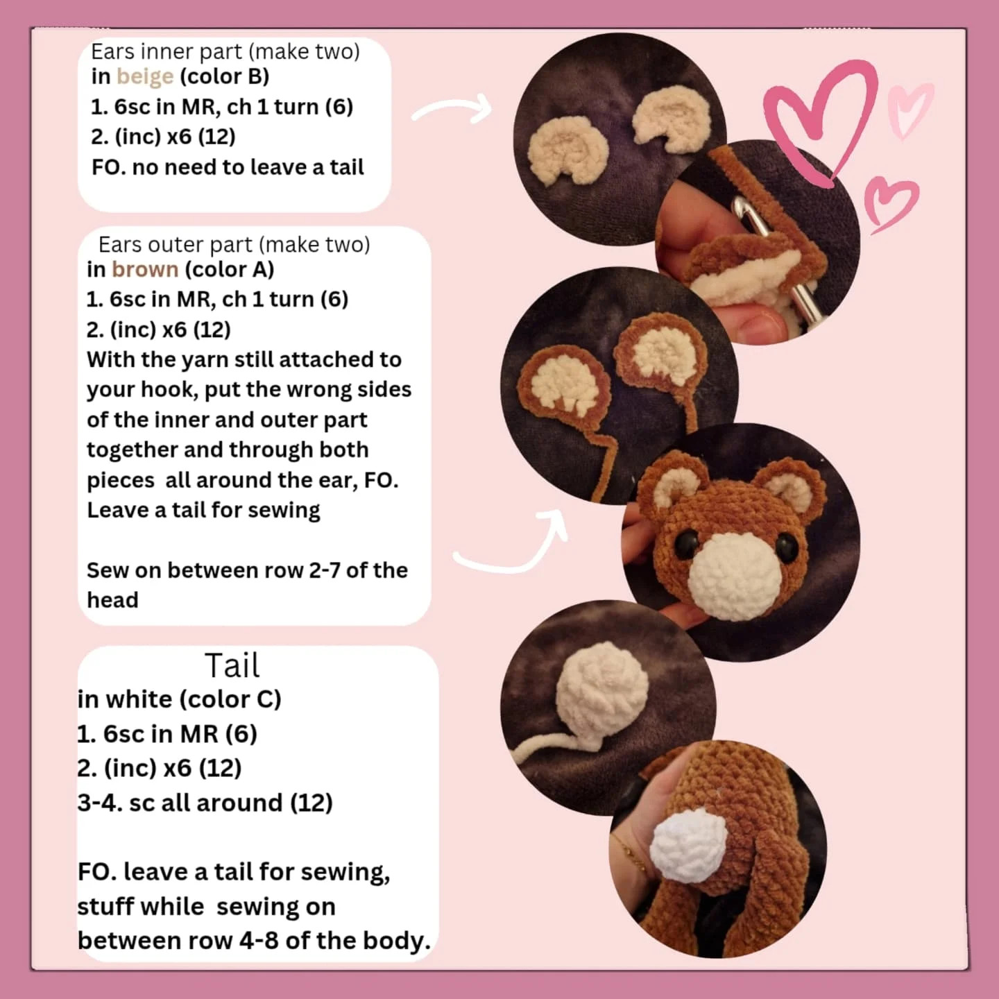 Free Crochet Teddy Bear Pattern Release!