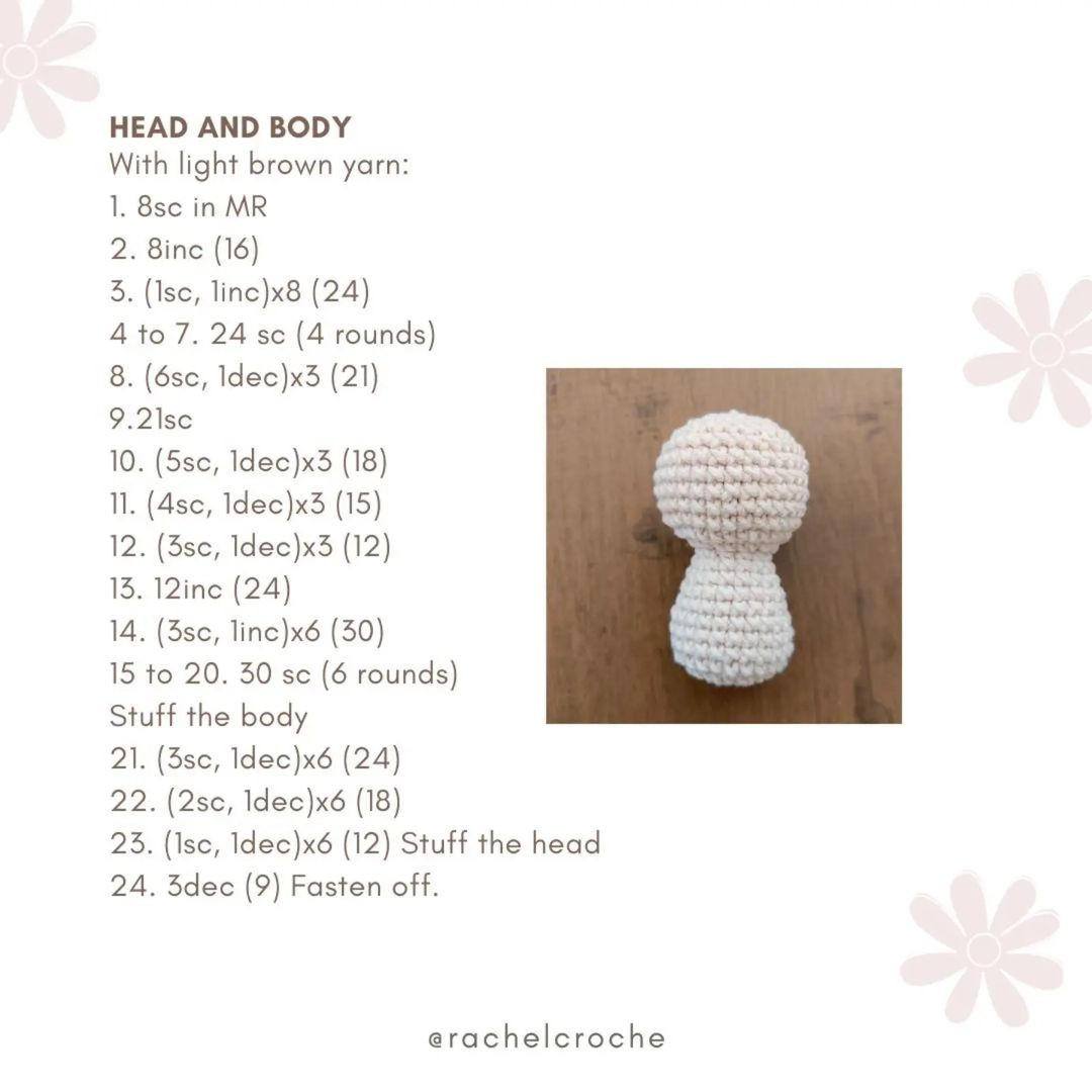 Free Crochet Teddy Bear Pattern
 Teddy Bear