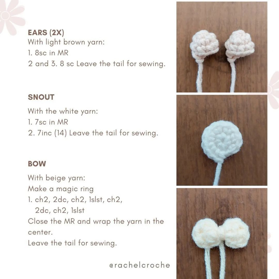 Free Crochet Teddy Bear Pattern
 Teddy Bear