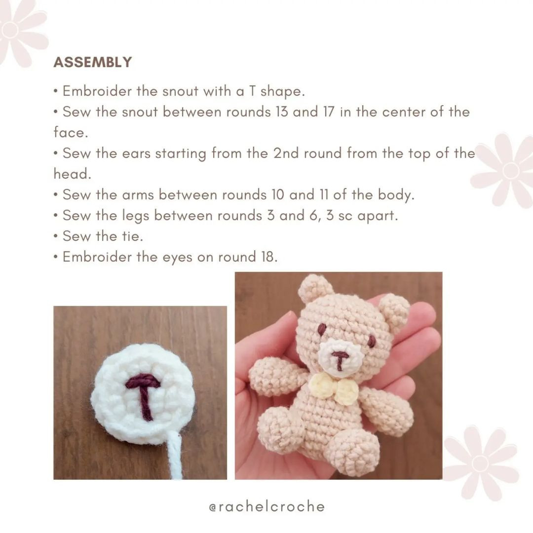 Free Crochet Teddy Bear Pattern
 Teddy Bear