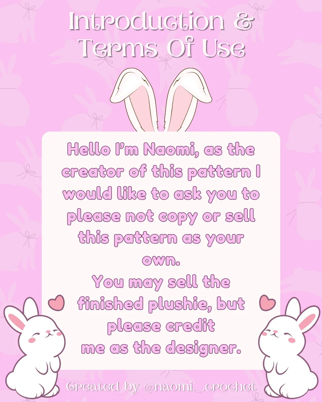 Free Crochet Tiny Bunny Pattern: No-Sew!