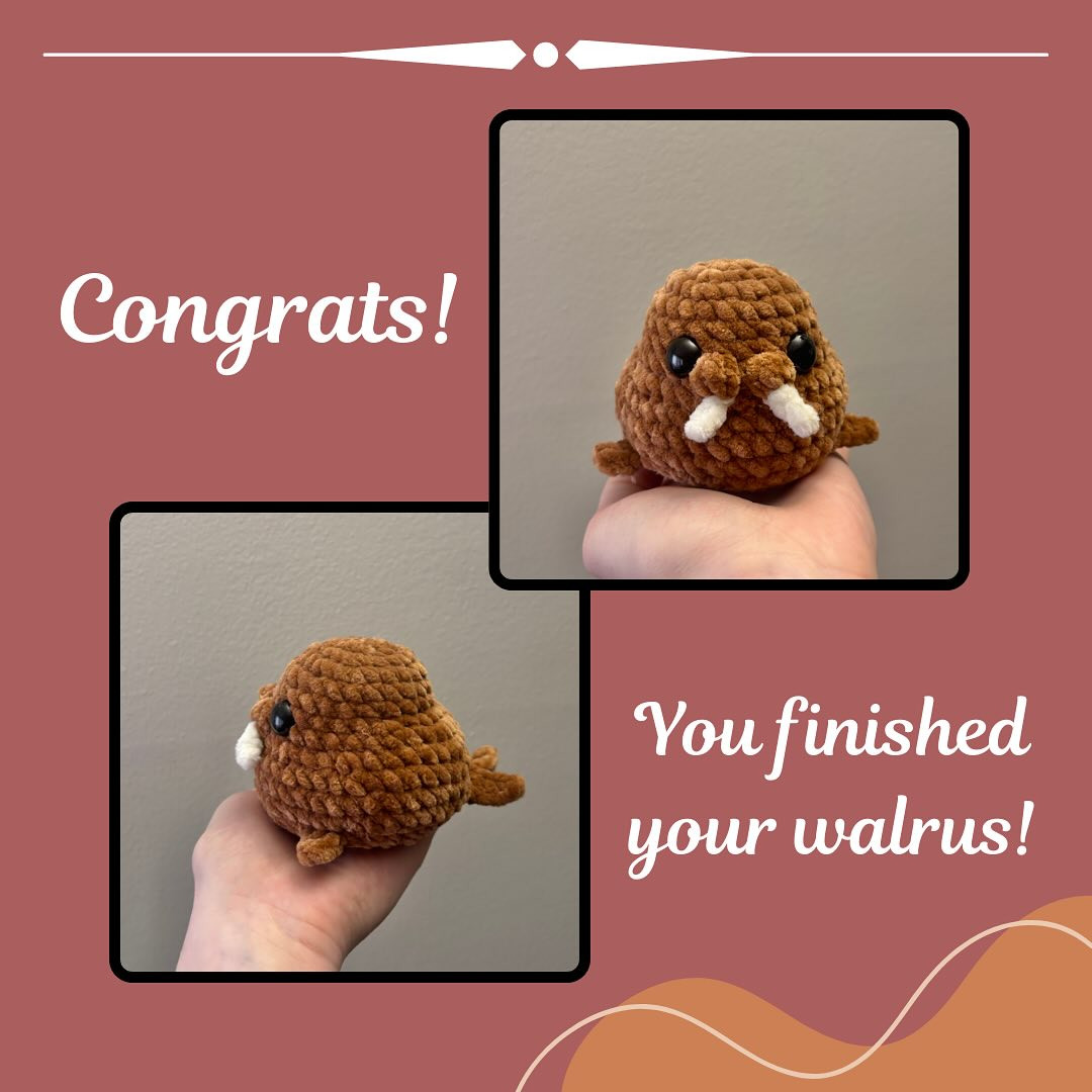 Free Crochet Walrus Pattern: Amigurumi Chart