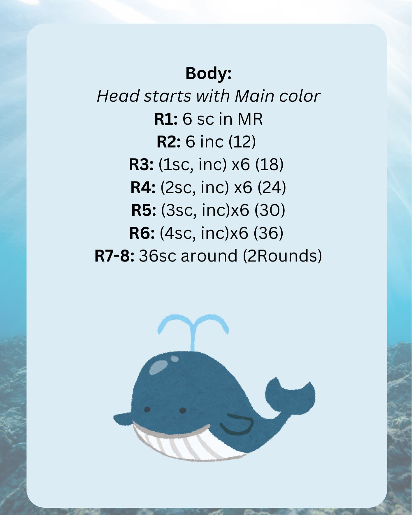Free Crochet Whale Pattern: No-Sew Design