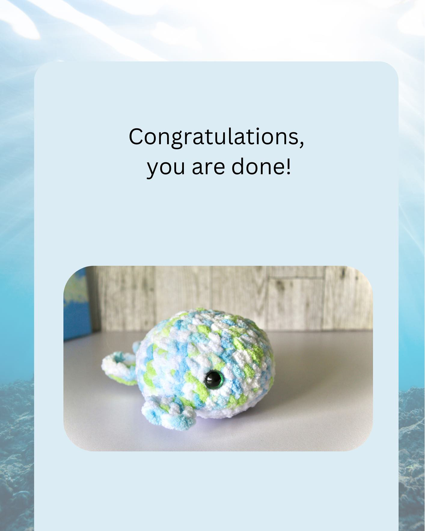 Free Crochet Whale Pattern: No-Sew Design