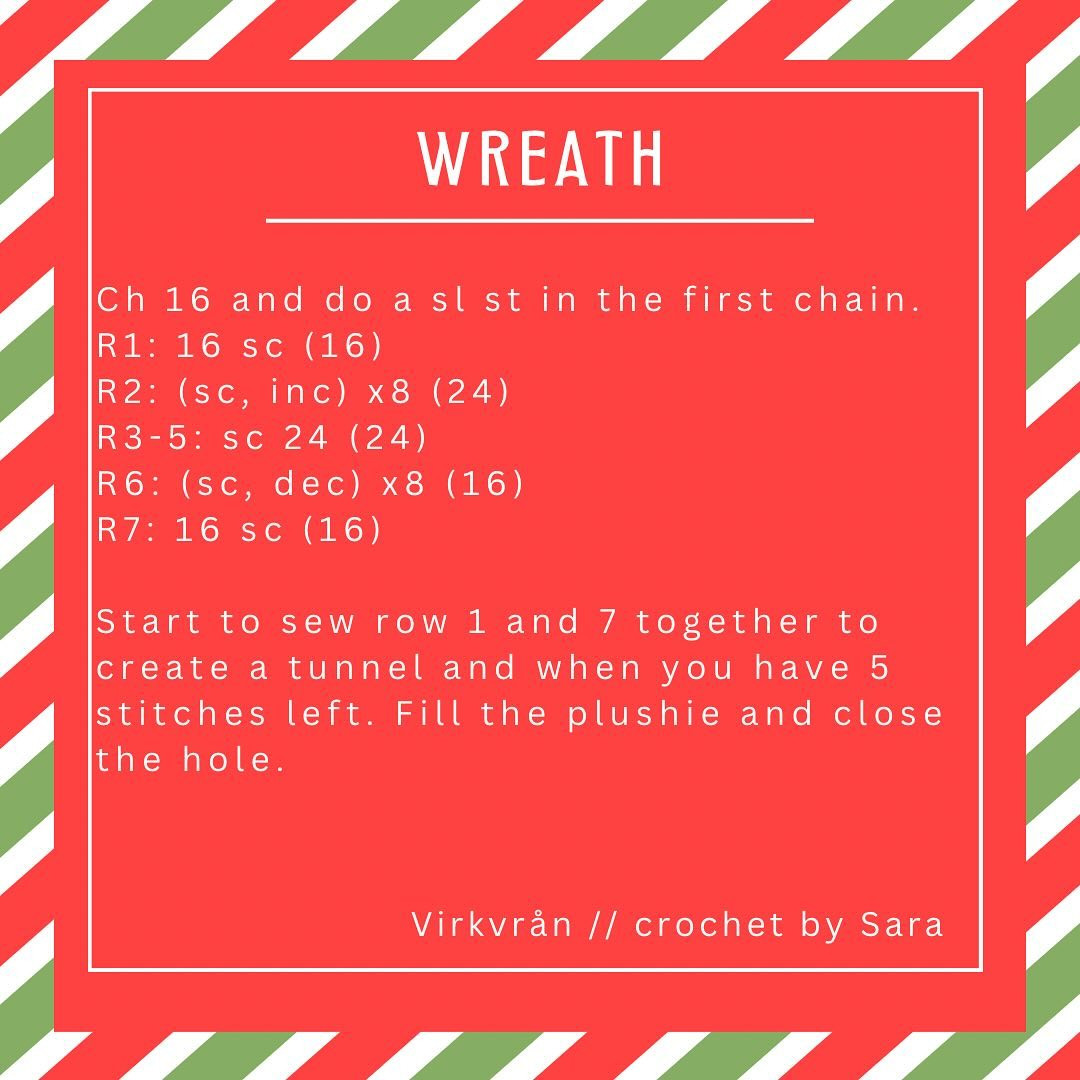 Free Crochet Wreath Pattern