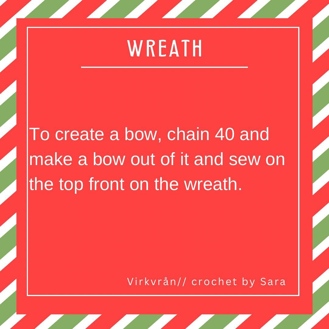 Free Crochet Wreath Pattern