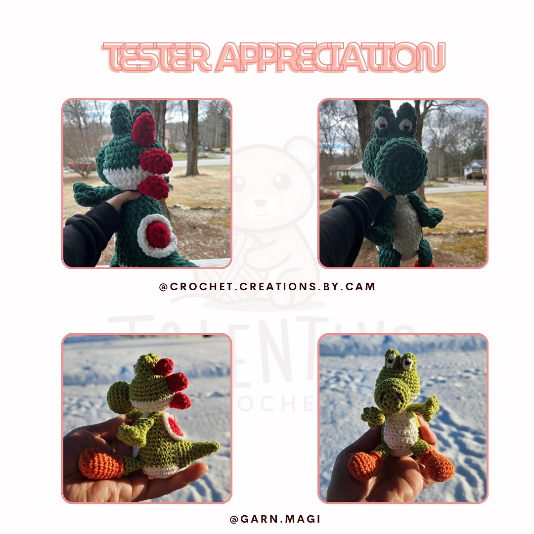 Free Crochet Yoshi Pattern: Amigurumi Toy