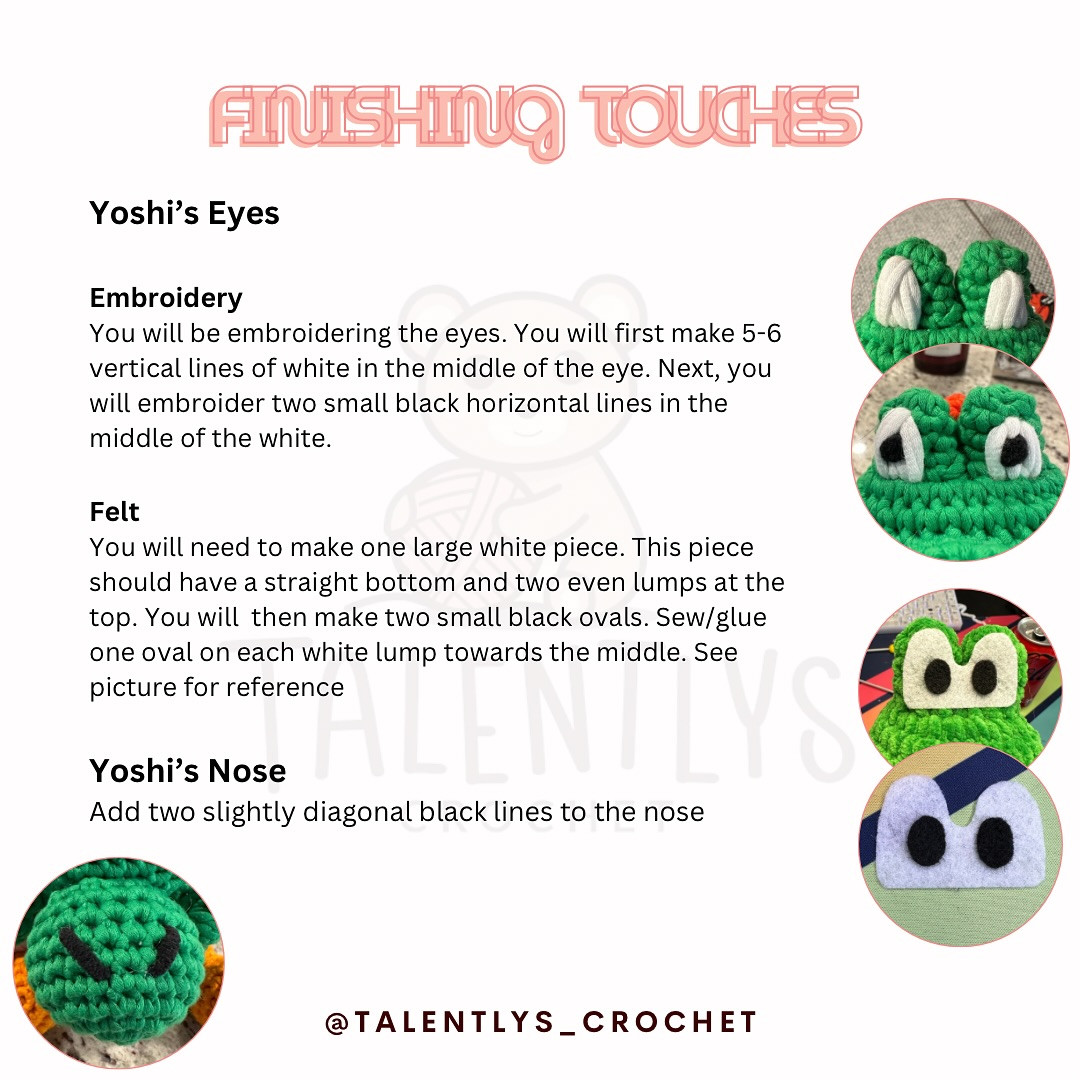 Free Crochet Yoshi Pattern: Amigurumi Toy