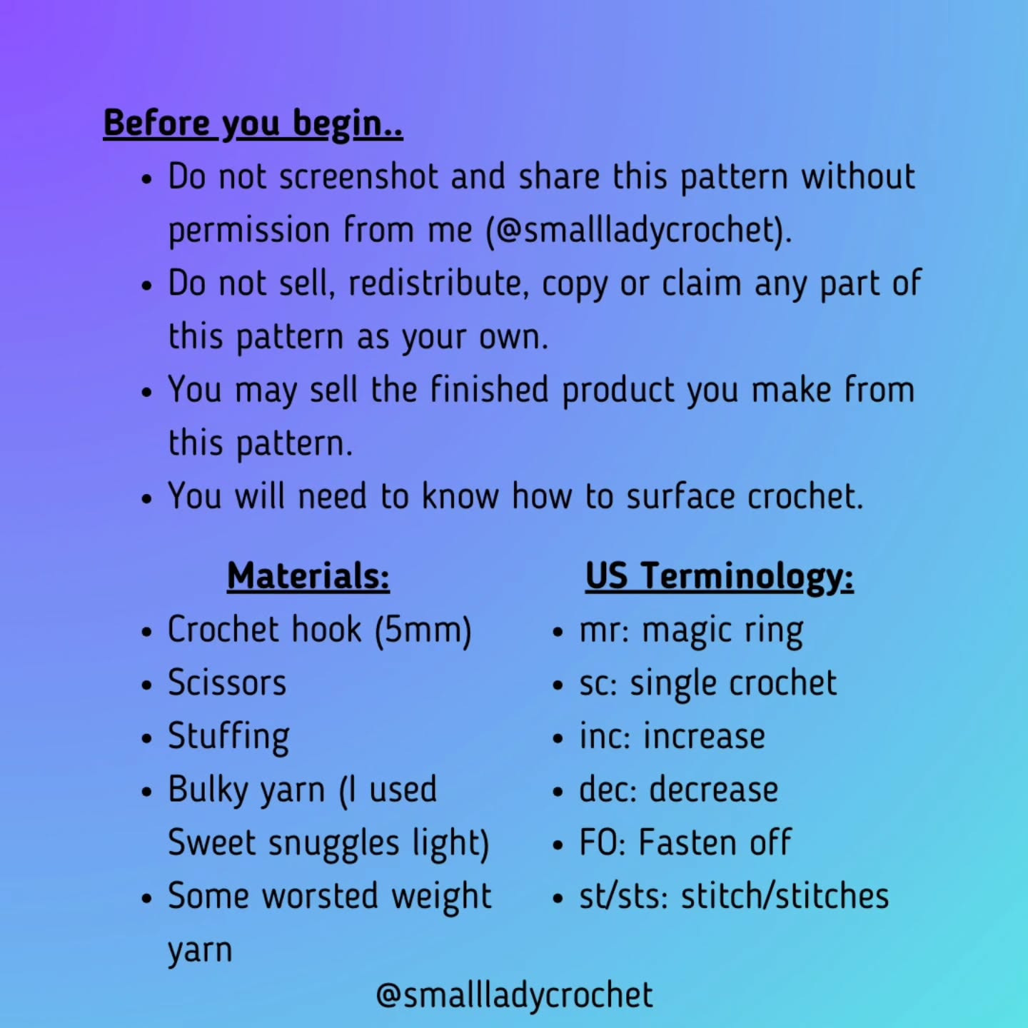 Free Cromulon Crochet Pattern