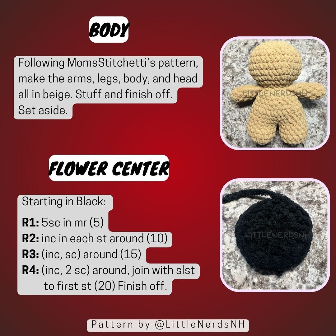 Free Demogorgon Amigurumi Crochet Pattern