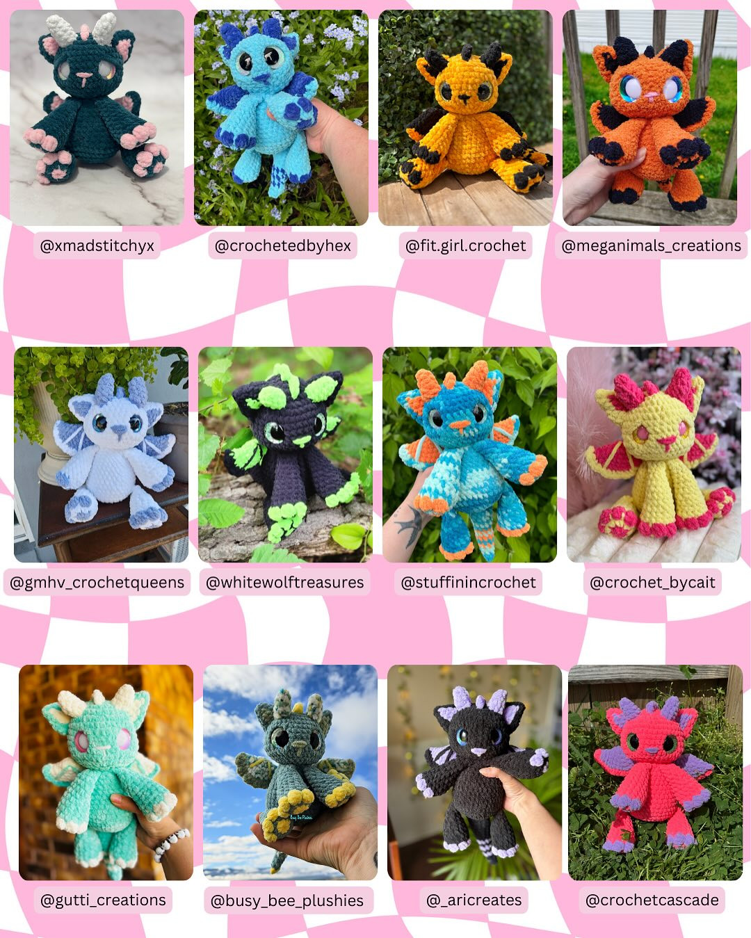 Free Dragon Kitty Crochet Pattern Mod