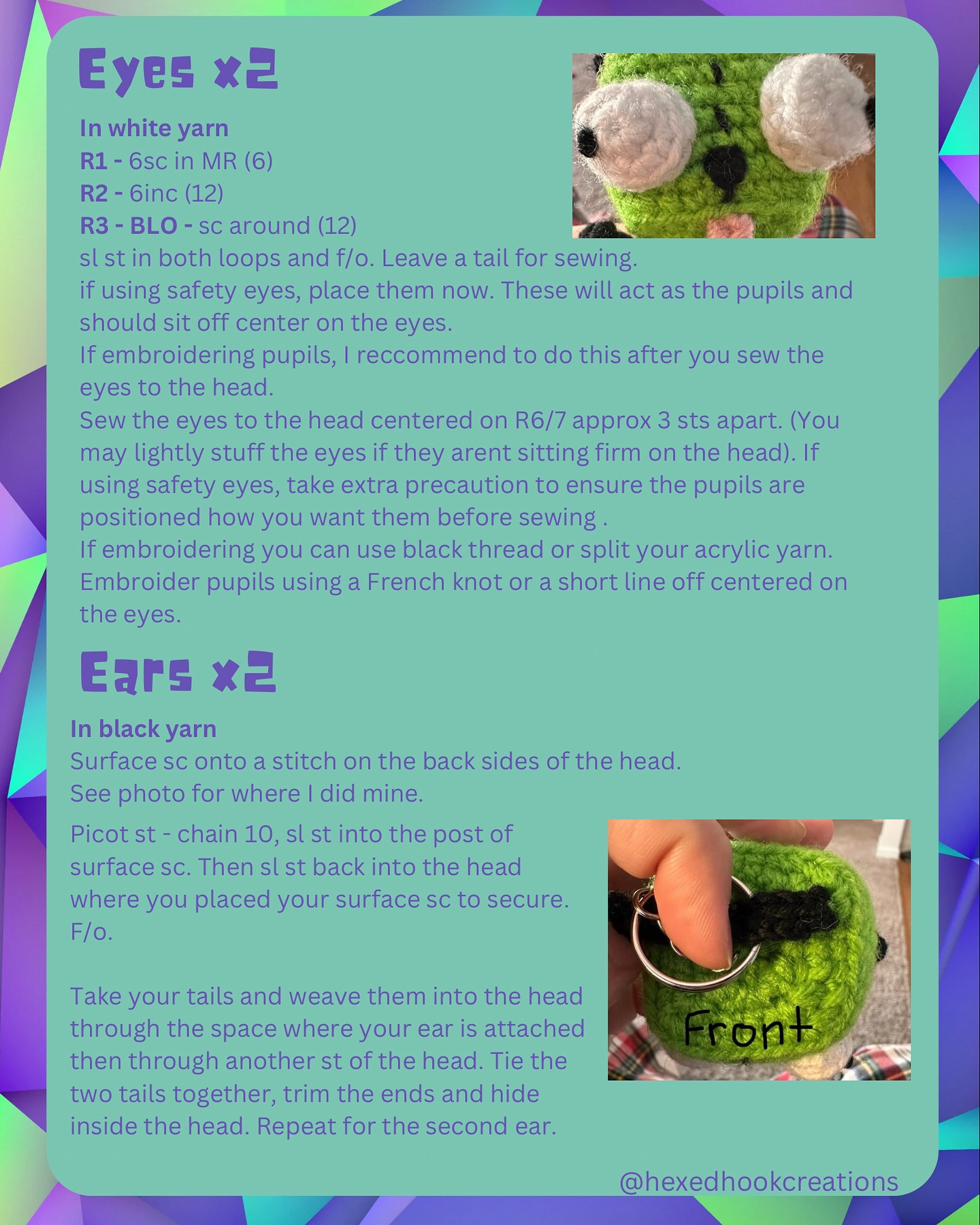 Free Gir Crochet Keychain Pattern