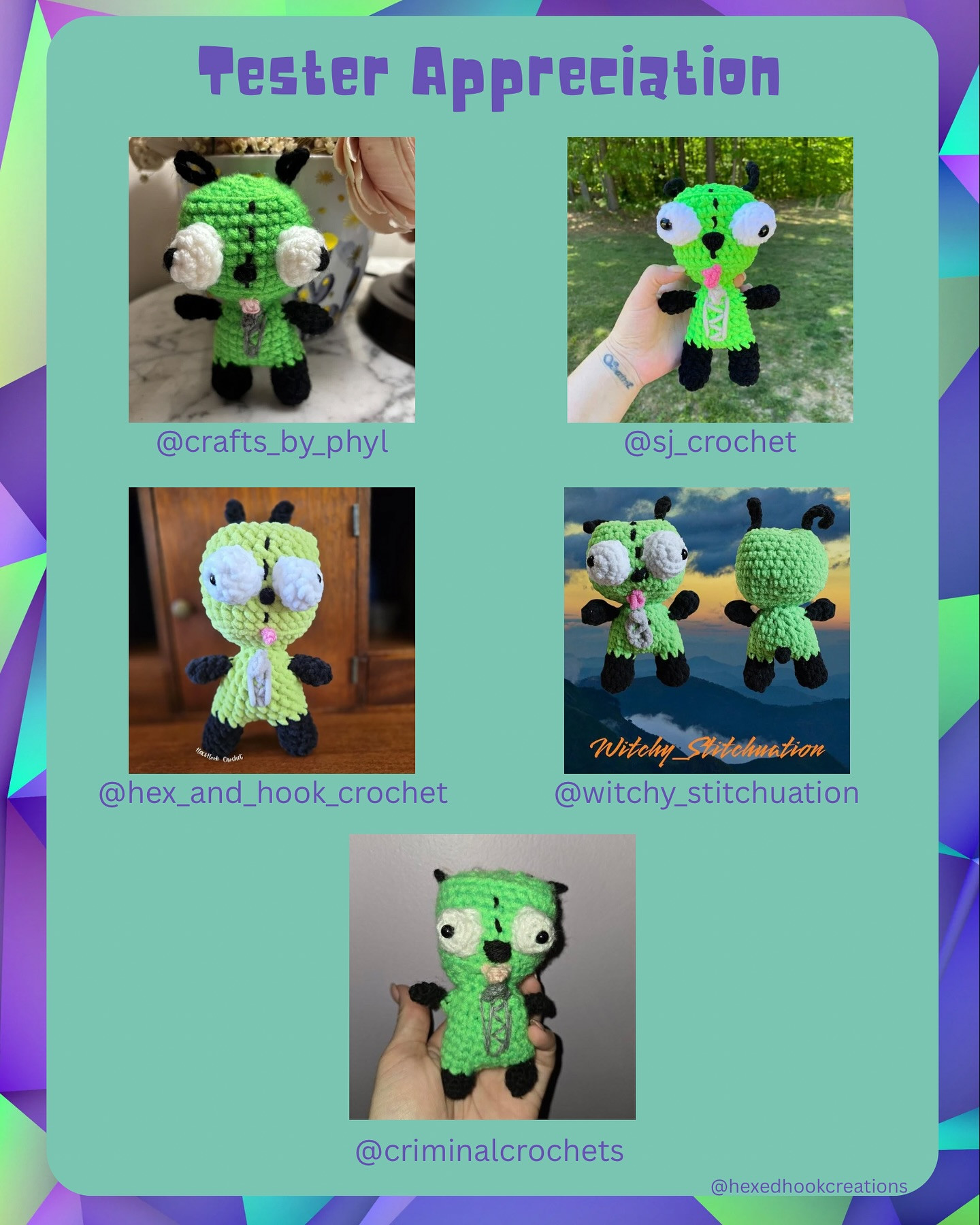 Free Gir Crochet Keychain Pattern
