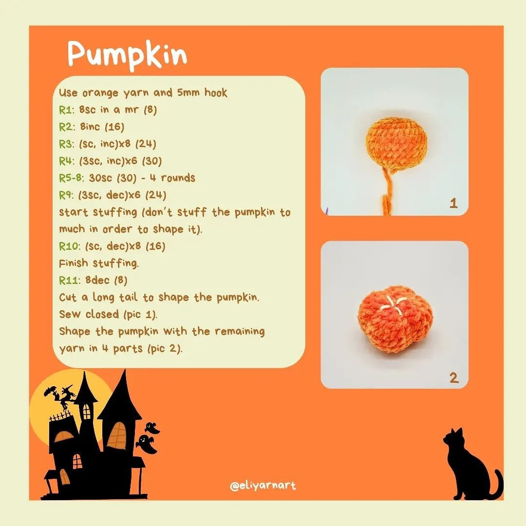 Free Halloween Crochet Patterns: Cute Cat & Bear