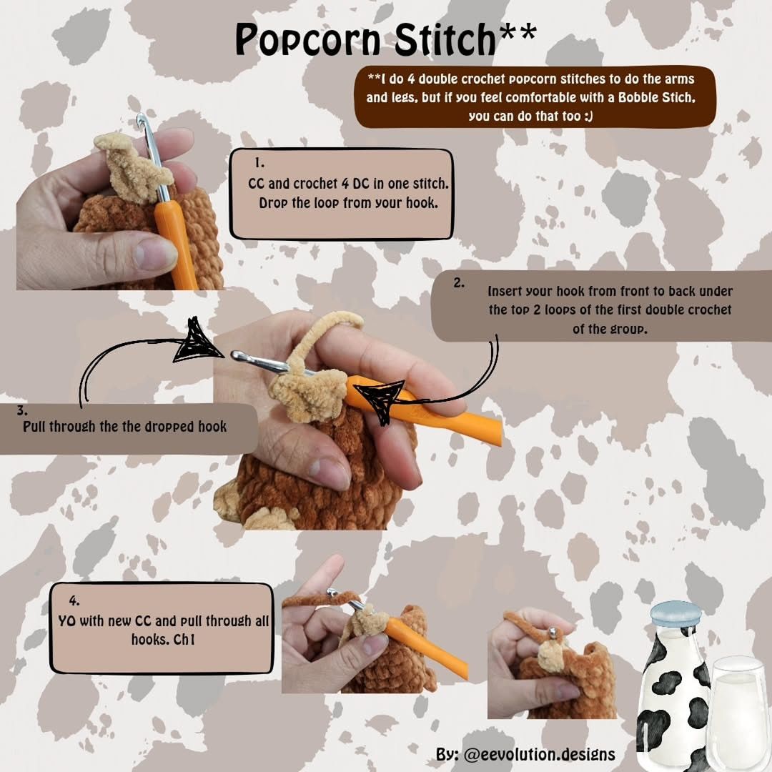 Free Highland Cow Crochet Pattern