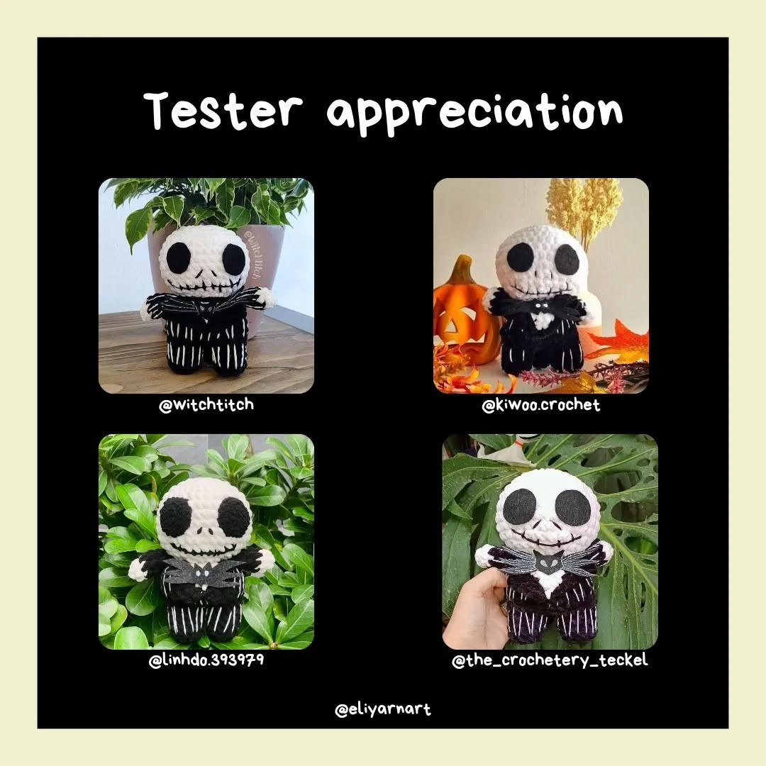Free Jack Skellington Crochet Pattern!