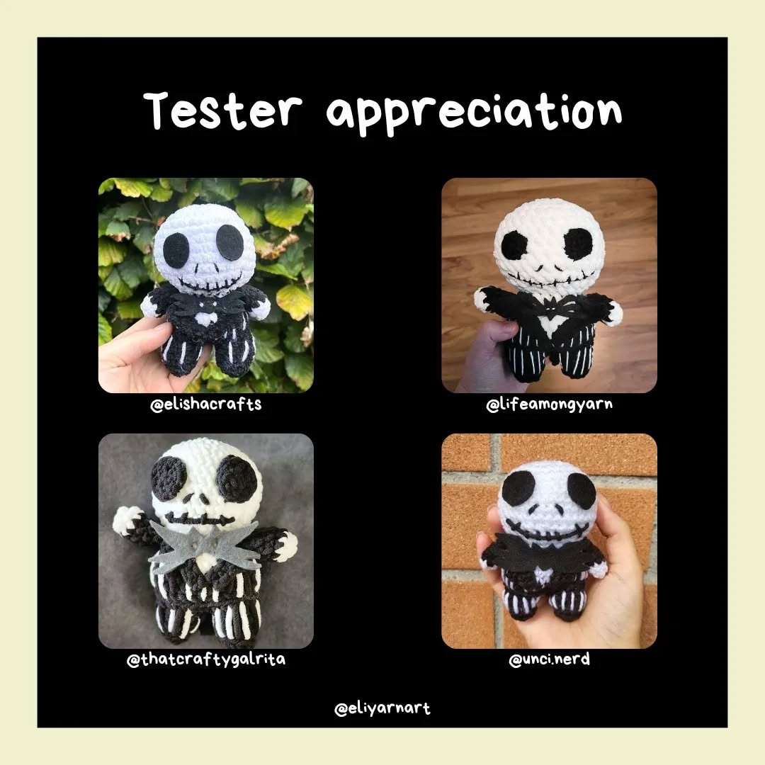 Free Jack Skellington Crochet Pattern!